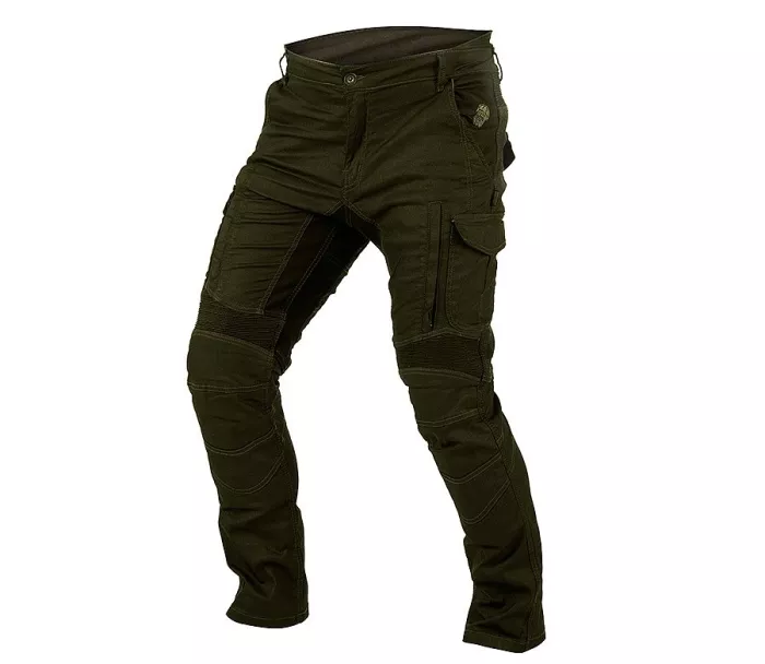 Jeansy Kevlar do motocykla Trilobite Acid Scrambler khaki 2.0 rozmiar 30