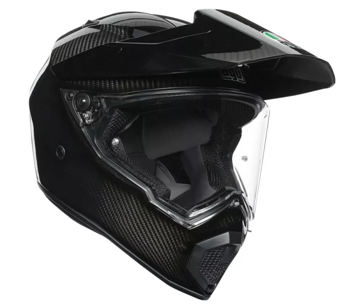 Kask motocyklowy AGV AX9 E2205 SOLID MPLK GLOSSY CARBON