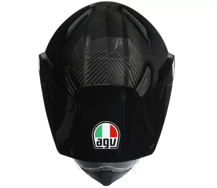 Kask motocyklowy AGV AX9 E2205 SOLID MPLK GLOSSY CARBON