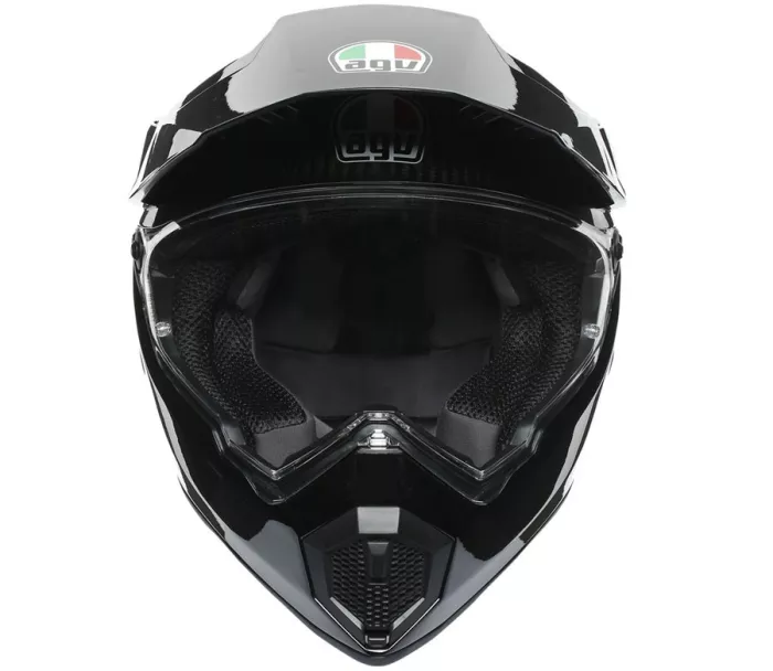 Kask motocyklowy AGV AX9 E2205 SOLID MPLK GLOSSY CARBON