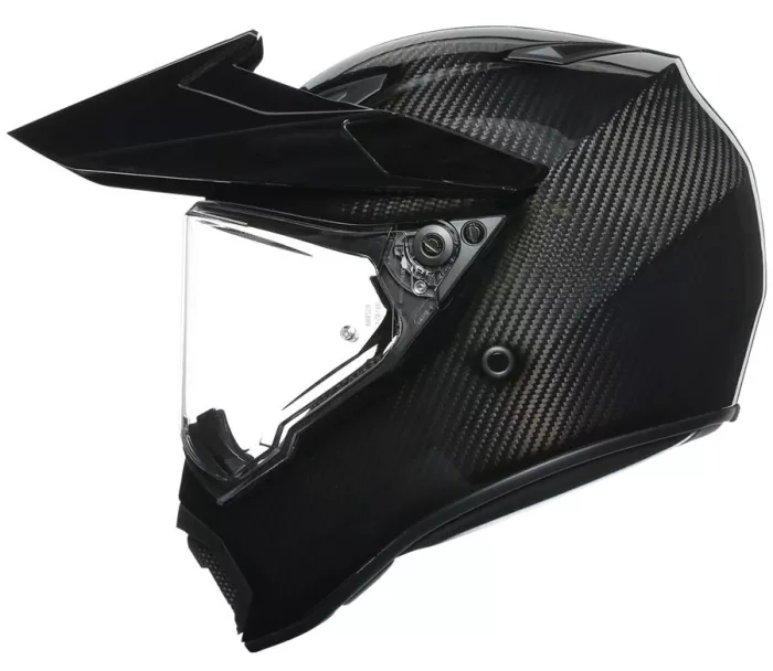 Kask motocyklowy AGV AX9 E2205 SOLID MPLK GLOSSY CARBON