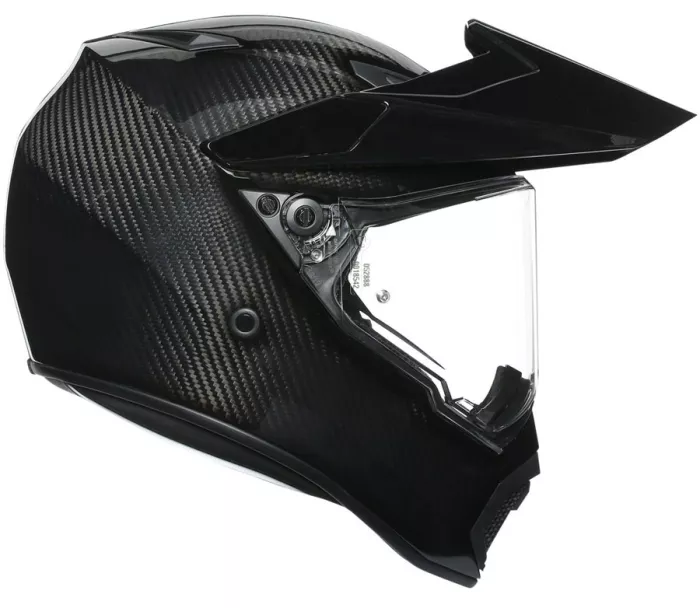 Kask motocyklowy AGV AX9 E2205 SOLID MPLK GLOSSY CARBON