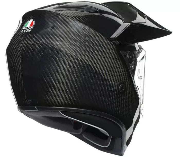 Kask motocyklowy AGV AX9 E2205 SOLID MPLK GLOSSY CARBON