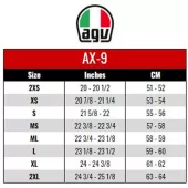 Kask motocyklowy AGV AX9 E2205 SOLID MPLK GLOSSY CARBON