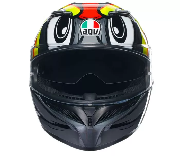 Kask motocyklowy AGV K3 E2206 MPLK BIRDY 2.0 GREY/YELLOW/RED