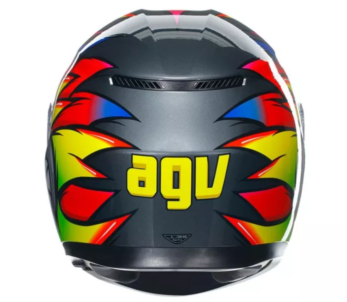 Kask motocyklowy AGV K3 E2206 MPLK BIRDY 2.0 GREY/YELLOW/RED