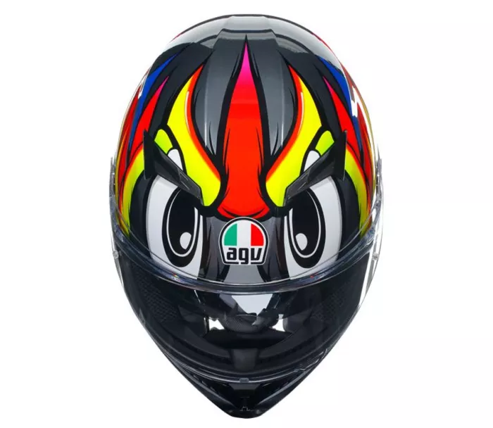 Kask motocyklowy AGV K3 E2206 MPLK BIRDY 2.0 GREY/YELLOW/RED