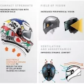 Kask motocyklowy AGV K3 SV SOLID MPLK Czarny