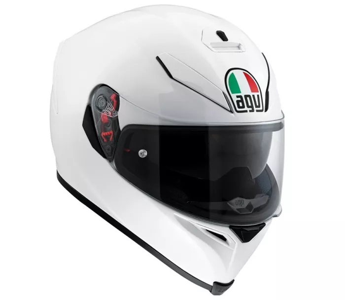 Kask motocyklowy AGV K5 S SOLID MPLK PEARL WHITE