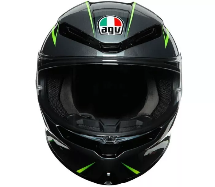 Kask integralny AGV K6 ECE MULTI MPLK FLASH GREY / BLACK / LIME