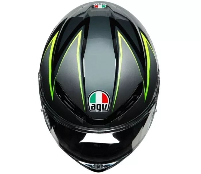 Kask integralny AGV K6 ECE MULTI MPLK FLASH GREY / BLACK / LIME