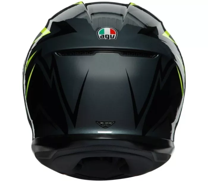 Kask integralny AGV K6 ECE MULTI MPLK FLASH GREY / BLACK / LIME