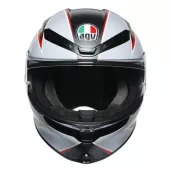 Kask motocyklowy AGV K6 ECE MULTI MPLK FLASH MATT CZARNY / SZARY / CZERWONY