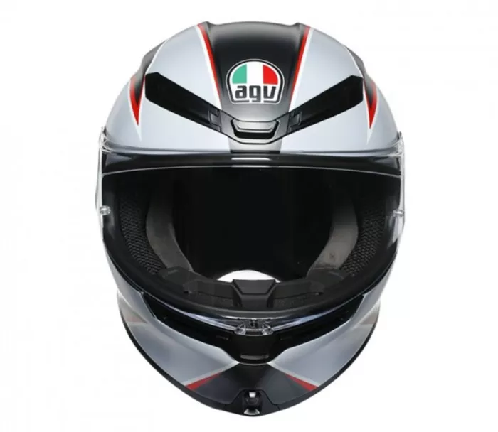 Kask motocyklowy AGV K6 ECE MULTI MPLK FLASH MATT CZARNY / SZARY / CZERWONY