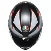 Kask motocyklowy AGV K6 ECE MULTI MPLK FLASH MATT CZARNY / SZARY / CZERWONY