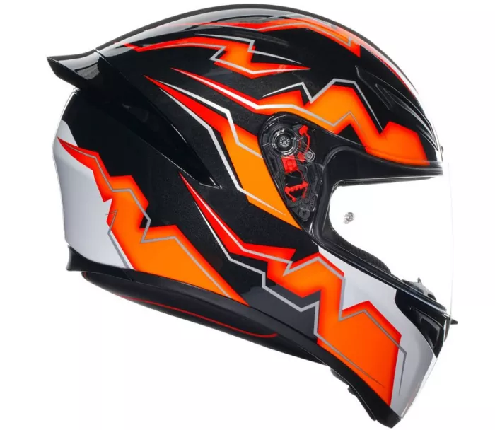 Kask motocyklowy AGV K1S KRIPTON CZARNY/POMARAŃCZOWY