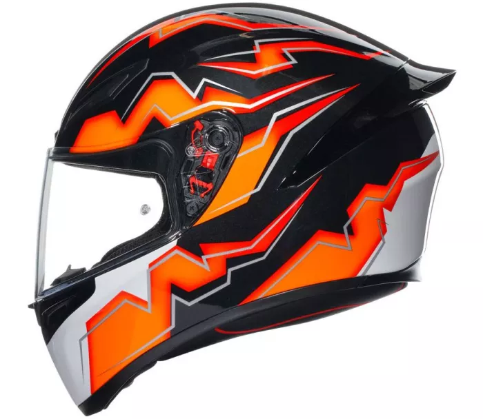 Kask motocyklowy AGV K1S KRIPTON CZARNY/POMARAŃCZOWY