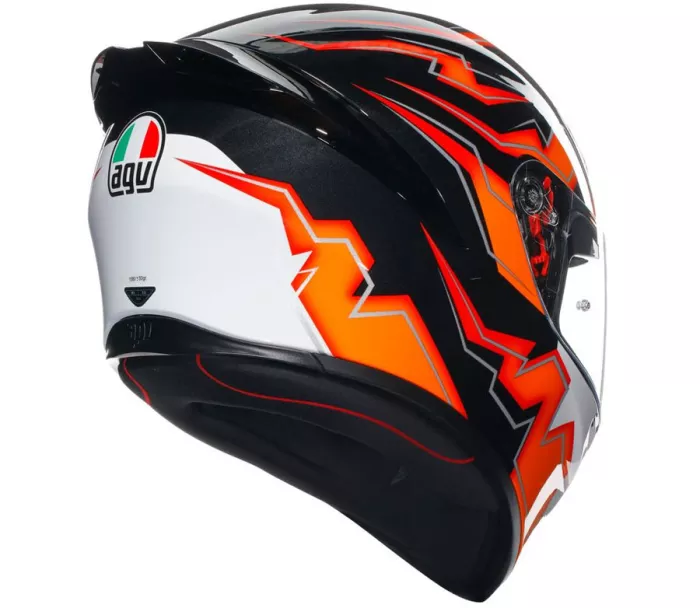 Kask motocyklowy AGV K1S KRIPTON CZARNY/POMARAŃCZOWY