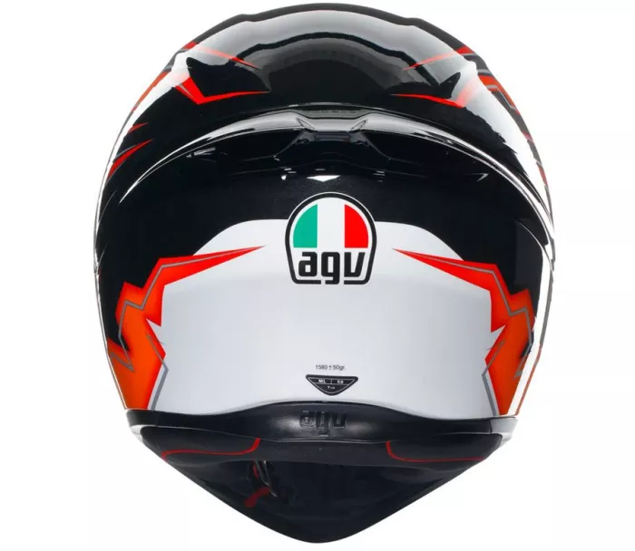 Kask motocyklowy AGV K1S KRIPTON CZARNY/POMARAŃCZOWY