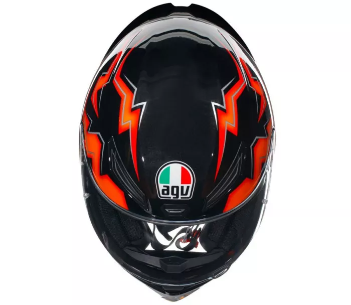 Kask motocyklowy AGV K1S KRIPTON CZARNY/POMARAŃCZOWY