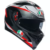 Kask motocyklowy AGV K5S MULTI MPLK PLASMA CZARNY/SZARY/CZERWONY