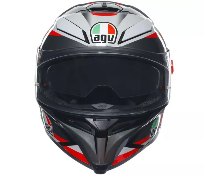 Kask motocyklowy AGV K5S MULTI MPLK PLASMA CZARNY/SZARY/CZERWONY