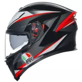 Kask motocyklowy AGV K5S MULTI MPLK PLASMA CZARNY/SZARY/CZERWONY