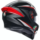 Kask motocyklowy AGV K5S MULTI MPLK PLASMA CZARNY/SZARY/CZERWONY