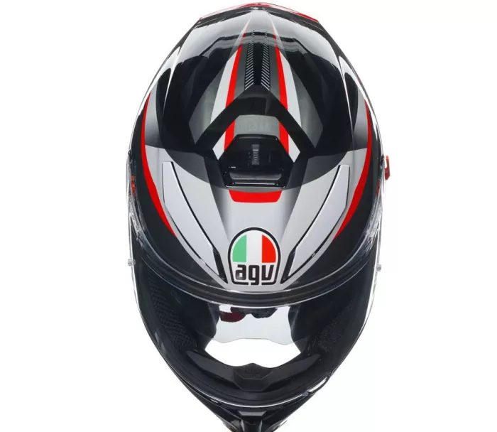 Kask motocyklowy AGV K5S MULTI MPLK PLASMA CZARNY/SZARY/CZERWONY