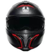 Kask motocyklowy AGV TOURMODULAR MULTI MPLK FREQUENCY MATT GUNMETAL / RED