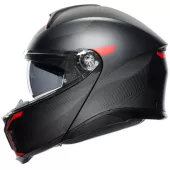 Kask motocyklowy AGV TOURMODULAR MULTI MPLK FREQUENCY MATT GUNMETAL / RED