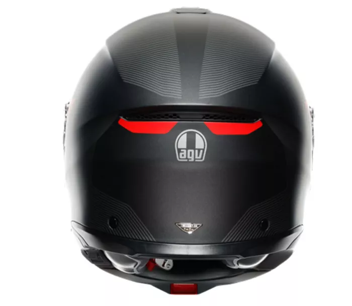 Kask motocyklowy AGV TOURMODULAR MULTI MPLK FREQUENCY MATT GUNMETAL / RED