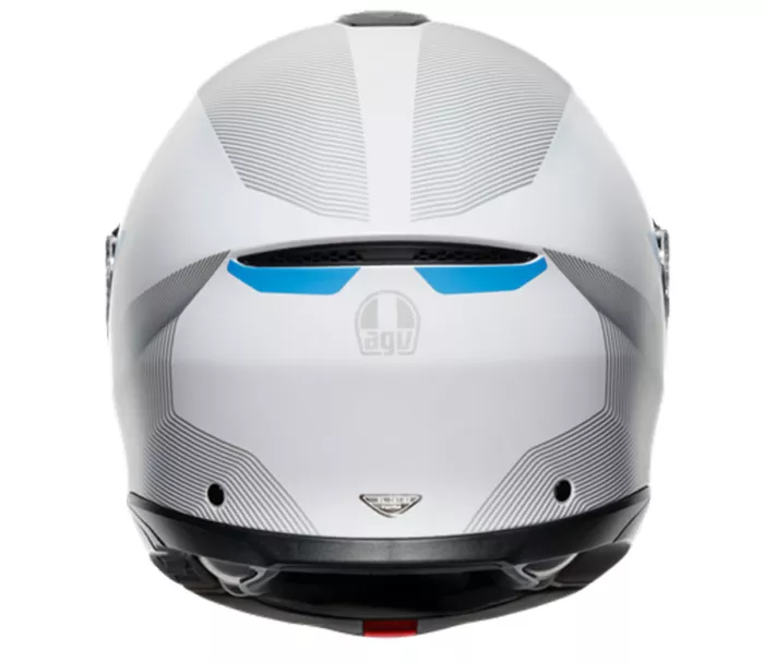 Kask motocyklowy AGV TOURMODULAR MULTI MPLK FREQUENCY LIGHT GREY / BLUE