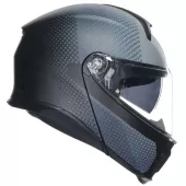 Kask motocyklowy AGV TOURMODULAR MULTI MPLK TEXTURE MATT BLACK/GREY