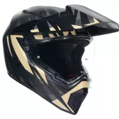 Kask motocyklowy AGV AX9 MPLK E2206 STEPPA MATT CARBON/GREY/SAND