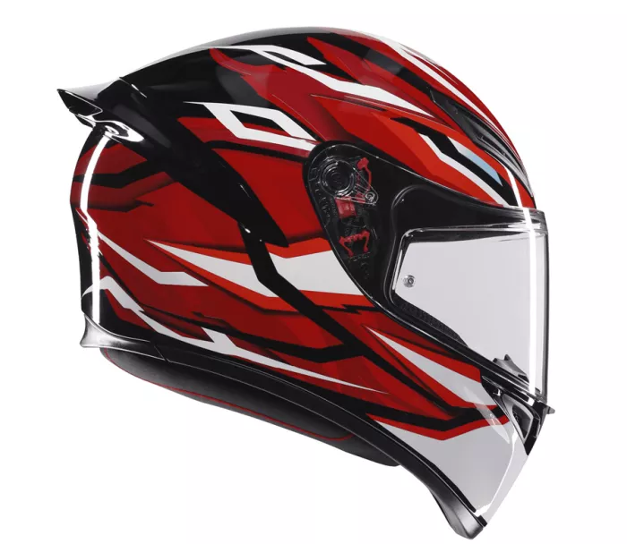 Kask motocyklowy AGV K1 S E2206 LION BLACK/RED/WHITE