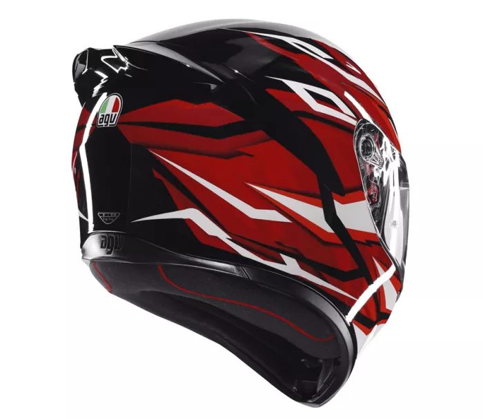 Kask motocyklowy AGV K1 S E2206 LION BLACK/RED/WHITE