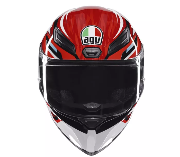 Kask motocyklowy AGV K1 S E2206 LION BLACK/RED/WHITE