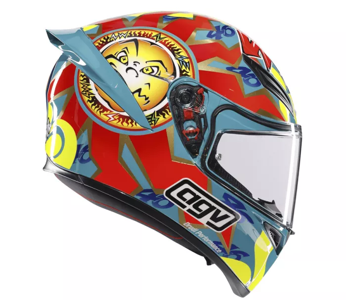 Kask motocyklowy AGV K1 S E2206 ROSSI MUGELLO 1999