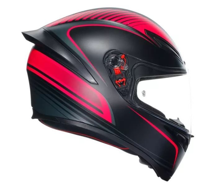 Kask motocyklowy AGV K1 S E2206 WARMUP BLACK/PINK