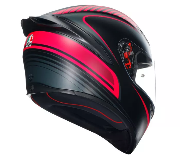 Kask motocyklowy AGV K1 S E2206 WARMUP BLACK/PINK