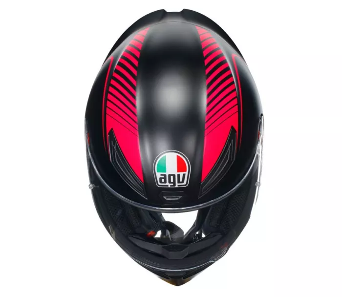 Kask motocyklowy AGV K1 S E2206 WARMUP BLACK/PINK