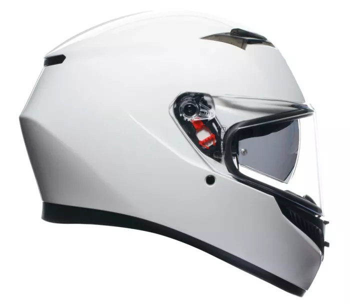 Helma na moto AGV K3 E2206 MPLK MONO SETA WHITE