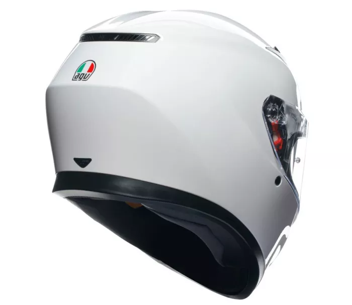 Helma na moto AGV K3 E2206 MPLK MONO SETA WHITE