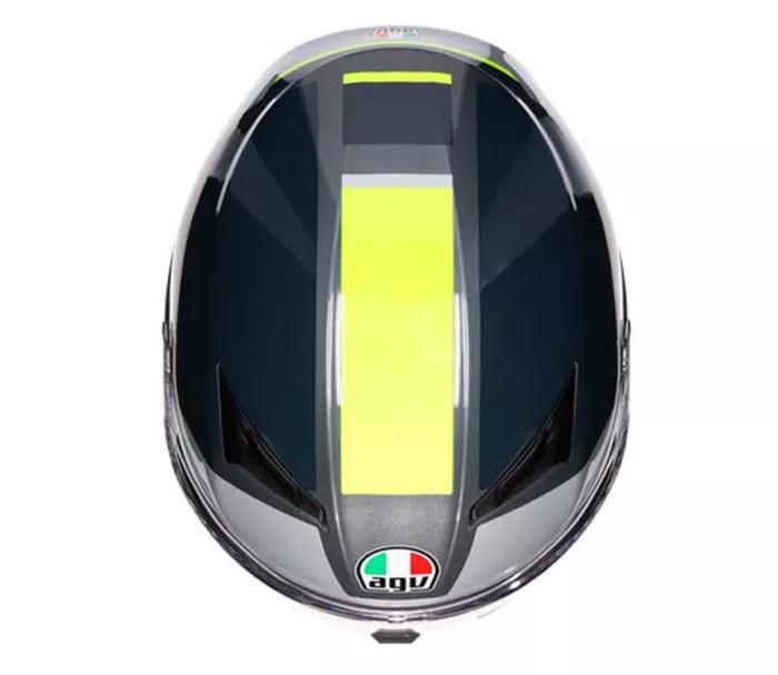 Kask motocyklowy AGV K3 E2206 MPLK SHADE GREY/YELLOW FLUO