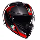 Kask motocyklowy AGV K3 E2206 MPLK STRIGA BLACK/GREY/RED