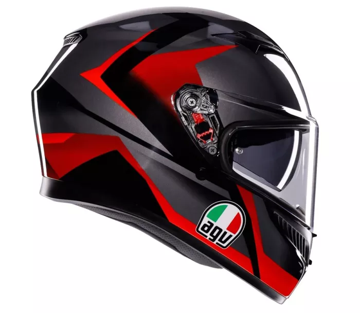 Kask motocyklowy AGV K3 E2206 MPLK STRIGA BLACK/GREY/RED