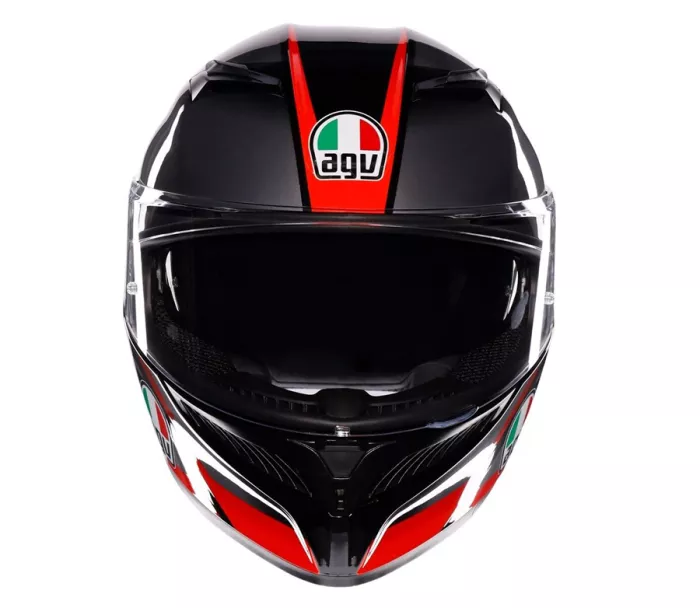 Kask motocyklowy AGV K3 E2206 MPLK STRIGA BLACK/GREY/RED