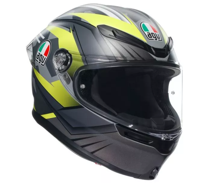 Kask motocyklowy AGV K6 S E2206 MPLK EXCITE MATT CAMO/YELLOW FLUO