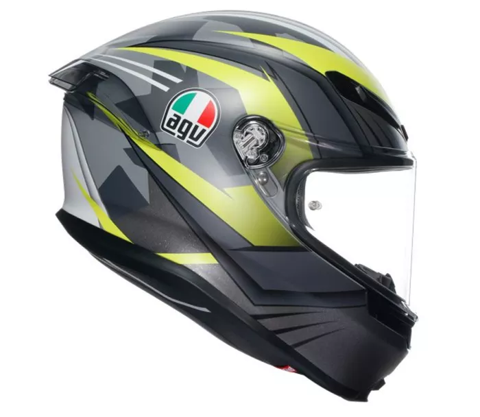 Kask motocyklowy AGV K6 S E2206 MPLK EXCITE MATT CAMO/YELLOW FLUO